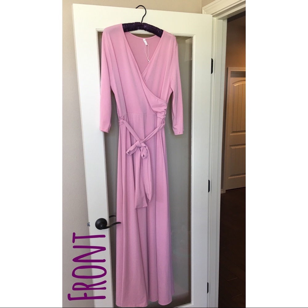 Pink Blush Pink Maxi Dress